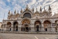 St. Mark Cathedral Basilica In St. Mark Square Of Venice, Italy Royalty Free Stock Photo