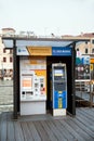 Cash machine and self service ticket point of ACTV the Venice Public Transport Company