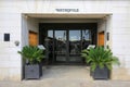 Entrance doors to the hotel Metropole in Venice