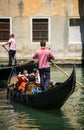 VENICE, ITALY - JULY 12 : Gondolier in Venice Italy