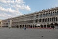 Panoramic view of facade of Museo Correr and Piazza San Marco