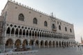 Panoramic view of facade of Museo Correr and Piazza San Marco