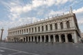 Panoramic view of facade of Museo Correr and Piazza San Marco