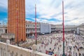 View of St Marks Square in Venice