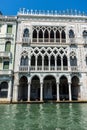 Venice, Italy - 30 June 2018: the cityscape and townscape of Venice along the grand canal in Italy Cad Oro Royalty Free Stock Photo
