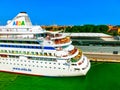 Venice, Italy - June 06, 2015: Cruise liner AIDA Vita docked at the port