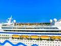 Venice, Italy - June 06, 2015: Cruise liner AIDA Vita docked at the port