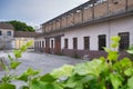 Venice, Italy - June 30 2017: Historic buildings in Venice A view of a old and abandoned Venetian building, no people in