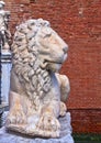 Venice, Italy - Marble carved lion Royalty Free Stock Photo