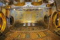 Interior of the medieval Patriarchal Cathedral Basilica of Saint Mark, Venice, Italy Royalty Free Stock Photo