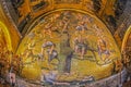 Interior of the medieval Patriarchal Cathedral Basilica of Saint Mark, Venice, Italy Royalty Free Stock Photo