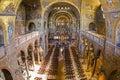Interior of the medieval Patriarchal Cathedral Basilica of Saint Mark, Venice, Italy Royalty Free Stock Photo