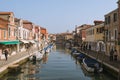 Venice, Italy, march 2, 2019. Murano Canal