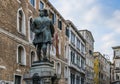 Monument to Italian playwright, Carlo Goldoni, Venice, Italy