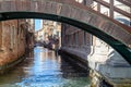 Rio de S. Barnaba canal in Dorsoduro district, Venice Royalty Free Stock Photo