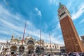 Piazza San Marco, or St Mark`s Square, Venice Royalty Free Stock Photo