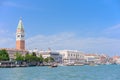 VENICE, ITALY - MAY, 2017: Beautiful San Marco square with its Palace of Doges and Campanile, Venice Royalty Free Stock Photo