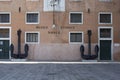 Facade of the Naval Historical Museum Museo storico Navale in Venice