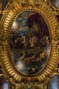 Fragment adornment of the ceiling of the Hall of the Great Council in the Doge\'s Palace, Venice