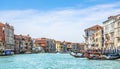 Grand Canal in summer, Venice, Italy