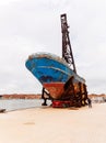 Installation by Christoph BÃÂ¼chel, titled Barca Nostra exposed at the Arsenal during the 58th International Art exhibition of