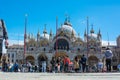 Tourist traffic on Piazza San Marco in Venice