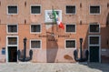 View with the entrance building of the Museo Storico Navale di Venezia