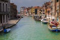 VENICE, ITALY - on May 5, 2016. View on Grand Canal, Venetian La