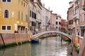 View of the marvelous architecture along the Grand Canal in Venice, Italy