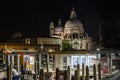 Venice in Italy at night. Royalty Free Stock Photo