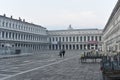 Venice, Italy - 15 Nov, 2022: Early morning in Piazza San Marco Royalty Free Stock Photo