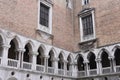 Venice, Italy - 15 Nov, 2022: Interior walls of the Doge's Palace, Palazzo Ducale Royalty Free Stock Photo