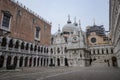 Venice, Italy: Nov 15, 2022: St Marks Basilica from inside the Doge's Palace Royalty Free Stock Photo