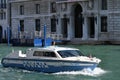 Police boat in Venice, Italy Royalty Free Stock Photo