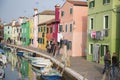 Colourful houses of Burano 2 Royalty Free Stock Photo