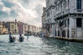 VENICE/ITALY - OCTOBER 12 : Gondoliers Ferrying People in Venice