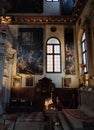 Venice, Italy - October 5, 2023: Interior view of the Chiesa di San Salvatore on the Campo San Salvador. Was begun in