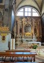 Venice, Italy - October 5, 2023: Interior view of the Chiesa di San Salvatore on the Campo San Salvador. Was begun in