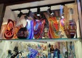 Venice, Italy - October 5, 2023: The shop with traditional souvenirs and gifts at Venice like Murano glass