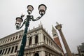 Venice, Italy - October, 2017: View old city center buildings and canal in Venice, Italy. Tourist destination. Royalty Free Stock Photo