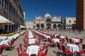 Venice in Italy, Piazza San Marco Royalty Free Stock Photo