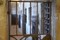 Venice, Italy: Prison cells and bars in the Doges Palace, Palazzo Ducale