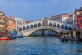 Venice, Italy. Rialto bridge. Royalty Free Stock Photo