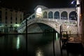 Venice Italy Rialto bridge view Royalty Free Stock Photo