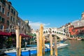 Venice Italy Rialto bridge view Royalty Free Stock Photo