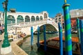 Venice Italy Rialto bridge view Royalty Free Stock Photo