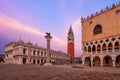 Venice, Italy at Saint Mark`s Square Royalty Free Stock Photo