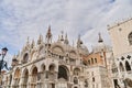 Venice, Italy - 10.12.2021: San Marco square with Campanile and Saint Mark's Basilica. The main square of the old town Royalty Free Stock Photo