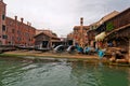 Venice Italy San Trovaso squero view Royalty Free Stock Photo