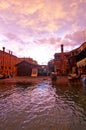 Venice Italy San Trovaso squero view Royalty Free Stock Photo